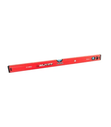 Vodováha stavební hliníková MASTERTOOL PROFI 80 cm 2 libely 0, 5 mm/m 0, 03° výklenek pro montáž na potrubí 37-0803