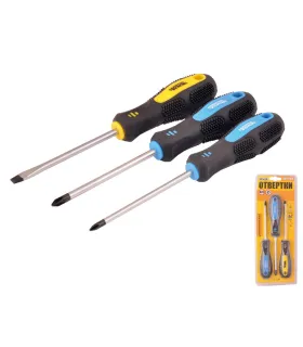 Šroubováky sada MASTERTOOL 3 ks PH1*100/PH2*100/SL5*100 40-1504