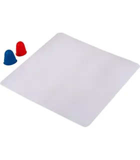 Sada pro práci s lepicí pistolí MASTERTOOL - podložka 20*20 cm, 2 náprstky 42-0161