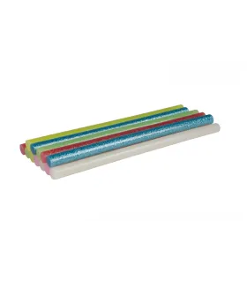 Tyčinky tavné MASTERTOOL 11, 2*200 mm 12 ks barevný neon 42-0165