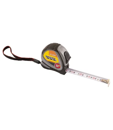 Metr svinovací MASTERTOOL 3m*16 mm, zámek a automatické zasunutí 63-3016