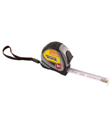 Metr svinovací MASTERTOOL 5m*19 mm, zámek a automatické zasunutí 63-5019
