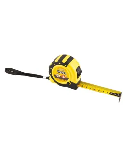 Zvinovací meter MASTERTOOL Magnetic NYLON 5 m*25 mm s 2 zámkami, autostop 64-5025