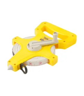 Svinovací měřící MASTERTOOL pásmo geodetický 30 m*13 mm, skleněné vlákno 66-3013