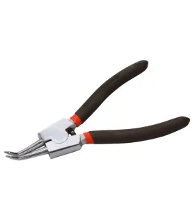 Kleště na pojistné kroužky vnější, zahnuté MASTERTOOL Seeger 175 mm C45/HRC 38~48 75-1307