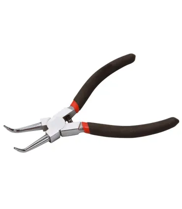 Kleště na pojistné kroužky vnitřní, zahnuté MASTERTOOL Seeger 175 mm C45/HRC 38~48 75-1309
