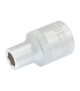 Hlavice nástrčná 6-hranná MASTERTOOL 1/2" 8 mm L 40 mm CRV 78-0008