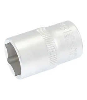 Hlavice nástrčná 6-hranná MASTERTOOL 1/2" 18 mm L 40 mm CRV 78-0018