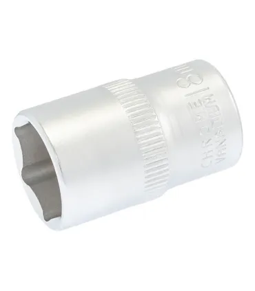 Hlavice nástrčná 6-hranná MASTERTOOL 1/2" 18 mm L 40 mm CRV 78-0018