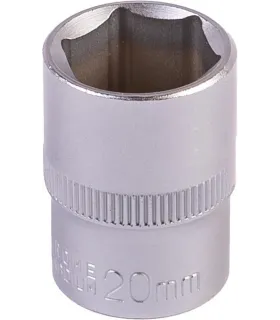 Hlavice nástrčná 6-hranná MASTERTOOL 1/2" 20 mm L 40 mm CRV 78-0020