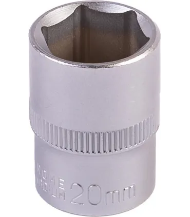 Hlavice nástrčná 6-hranná MASTERTOOL 1/2" 20 mm L 40 mm CRV 78-0020