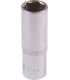 Hlavice nástrčná prodloužená 6-hranná MASTERTOOL 1/2" 19 mm L 78 mm CRV 78-0519