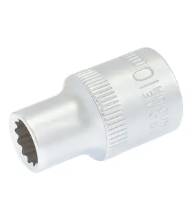 Hlavice nástrčná 12hranná MASTERTOOL 1/2" 10 mm L 40 mm CRV 78-0610