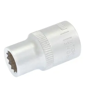 Hlavice nástrčná 12hranná MASTERTOOL 1/2" 11mm L 40mm CRV 78-0611