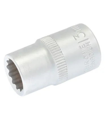 Hlavice nástrčná 12hranná MASTERTOOL 1/2" 13mm L 40mm CRV 78-0613