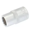 Hlavice nástrčná 12hranná MASTERTOOL 1/2" 13mm L 40mm CRV 78-0613