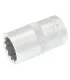 Hlavice nástrčná 12hranná MASTERTOOL 1/2" 15mm L 40mm CRV 78-0615