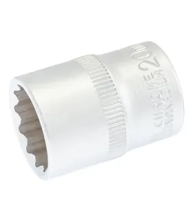 Hlavice nástrčná 12hranná MASTERTOOL 1/2" 20 mm L 40 mm CRV 78-0620