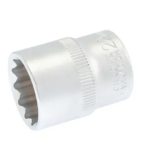 Hlavice nástrčná 12hranná MASTERTOOL 22mm L 40mm CRV 78-0622
