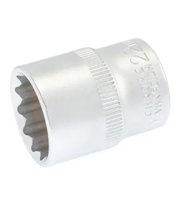 Hlavice nástrčná 12hranná MASTERTOOL 22mm L 40mm CRV 78-0622
