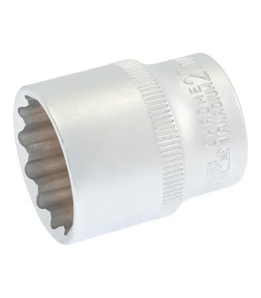 Hlavice nástrčná 12hranná MASTERTOOL 1/2" 27 mm L 43 mm CRV 78-0627
