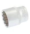 Hlavice nástrčná 12hranná MASTERTOOL 1/2" 27 mm L 43 mm CRV 78-0627