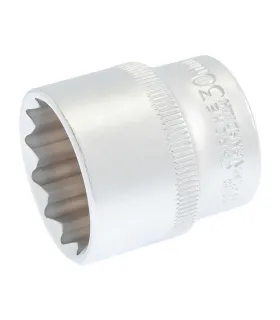 Hlavice nástrčná 12hranná MASTERTOOL 1/2" 30 mm L 43 mm CRV 78-0630