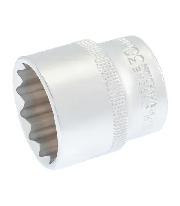 Hlavice nástrčná 12hranná MASTERTOOL 1/2" 30 mm L 43 mm CRV 78-0630