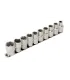 Sada hlavic nástrčných MASTERTOOL 1/2" 8-19 mm L 40 mm CRV, 10 ks 78-1210
