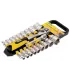 Sada hlavic nástrčných MASTERTOOL PROFI 1/2" 8-32 mm CrV ráčna 72Т, nástavec 20 ks 78-1220