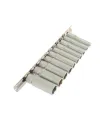 Sada hlavic hlavic nástrčných prodloužených MASTERTOOL 1/4" 4-13 mm L 48 mm CRV, 10 ks 78-1411