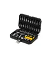 Sada hlavic nástrčných MASTERTOOL 4-14 mm CRV ráčna 72Т 47 ks 78-2047