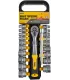 Sada nástrčných hlavic MASTERTOOL 3/8" 6-24 mm CrV ráčna 72Т, nástavec 21 ks 78-3821