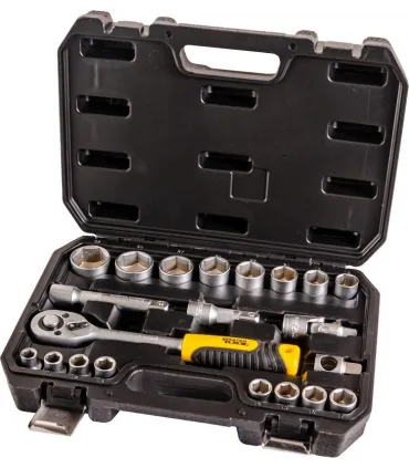 Sada hlavic nástrčných MASTERTOOL 1/2" 10-32 mm CRV ráčna 72Т 21 ks 10-32 mm CRV ráčna 72Т 21 ks 78-4021