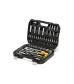 Sada nástrčných hlavic MASTERTOOL 1/4" - 1/2" CrV ráčna 72Т 94 ks 78-5094