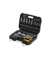 Sada nástrčných hlavic MASTERTOOL 1/4" - 1/2" CrV ráčna 72Т 108 ks 78-5108