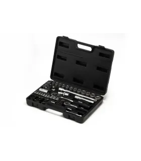 Sada nástrčných hlavic MASTERTOOL 1/4" - 1/2" CrV ráčna 24Т 72 ks 78-7072