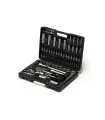 Sada nástrčných hlavic MASTERTOOL 1/4" - 1/2" CrV ráčna 24Т 108 ks 78-7108