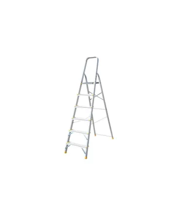 Žebřík schůdkový hliníkový MASTERTOOL 6 stupňů h 1280 mm max. 150 kg 79-1106