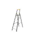 Žebřík schůdkový hliníkový MASTERTOOL 6 kovové stupňů h 1282 mm max. 150 kg 79-1206