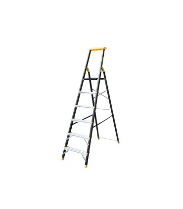 Žebřík schůdkový hliníkový MASTERTOOL 6 kovové stupňů h 1282 mm max. 150 kg 79-1206