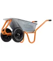 kolečko stavební / zahradní MASTERTOOL D-22 85 l/230kg, dvě kola PN 3, 5*8 Ø 37cm 79-9846