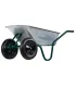 kolečko stavební / zahradní MASTERTOOL D-12 100 l/200kg, dvě kola PN 3, 5*8 Ø 37cm 79-9853