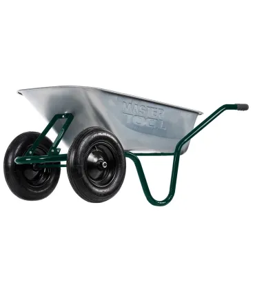kolečko stavební / zahradní MASTERTOOL D-12 100 l/200kg, dvě kola PN 3, 5*8 Ø 37cm 79-9853