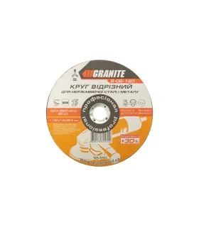 Kotouč řezný na kov a nerez GRANITE PROFI +30 180*1, 6*22, 2 mm 8-06-180