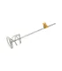 Míchadlo spirálové do vrtačky na farbu a směsi MASTERTOOL Ø 80 mm L 400 mm 80-0018