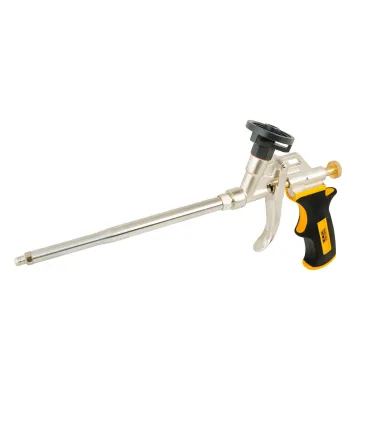 Pistole pro montážní pěnu CM16 MASTERTOOL 165 mm celokovová, tryska a část pro uchycení nádoby teflonovým povlakem 81-8675