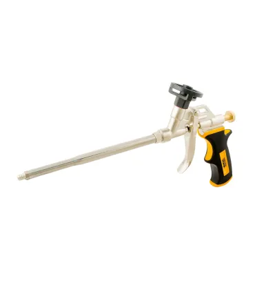 Pistole pro montážní pěnu CM18 MASTERTOOL 180 mm celokovová, tryska a část pro uchycení nádoby teflonovým povlakem 81-8676