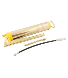 Pistole mazací ruční MASTERTOOL maznice 500 ml, ohebná hadice, ohnutá mazací trubice 81-8800