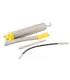Pistole mazací ruční MASTERTOOL maznice 500 ml, ohebná hadice, ohnutá mazací trubice 81-8801